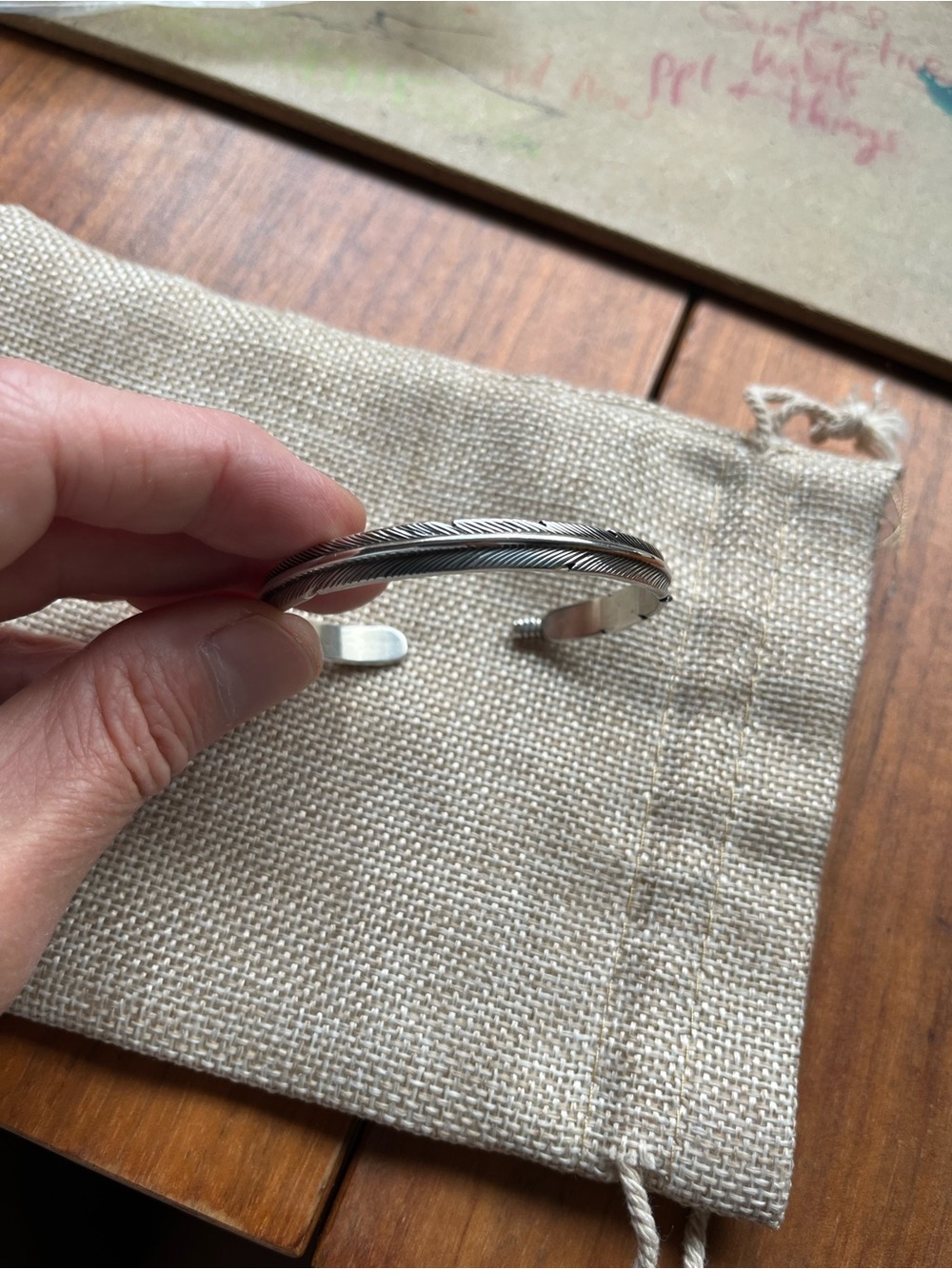 Women’s sterling silver cuff
